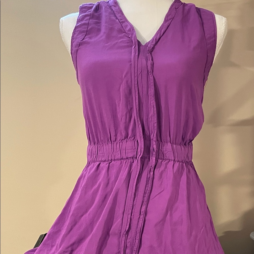 Converse Lilac Purple Casual Dress Back Zip sz Med